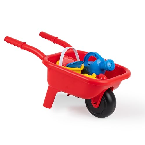 Brouette de plage DOLU kit de sable et jouet de jardin enfant