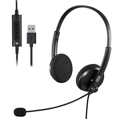 BigPassport Pro-Tech 134 Wired Over the Ear Headphone with Mic (Black)