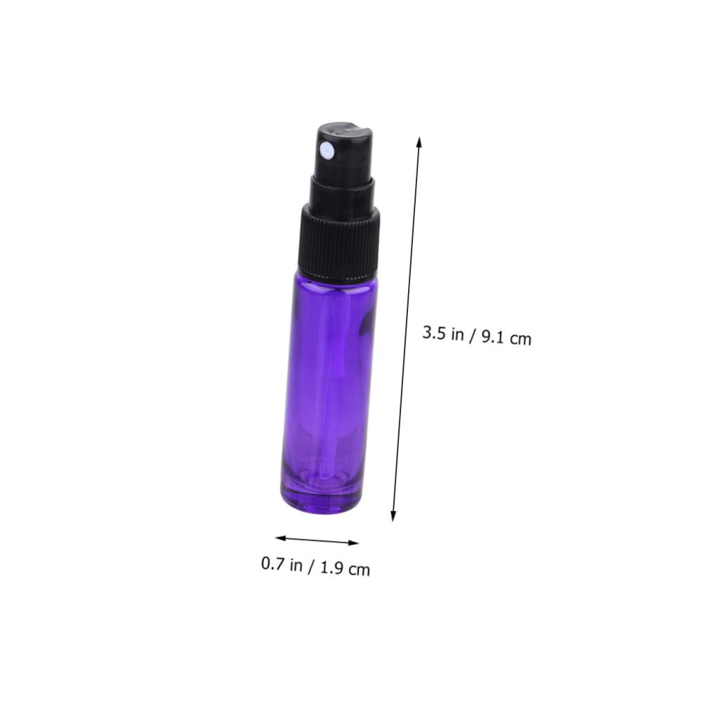 minkissy 20pezzi Bottiglia Di Profumo Vetro Spruzzatore Ricaricabile e Portatile Per Oli Essenziali e Profumi Flacone Spray e Nero