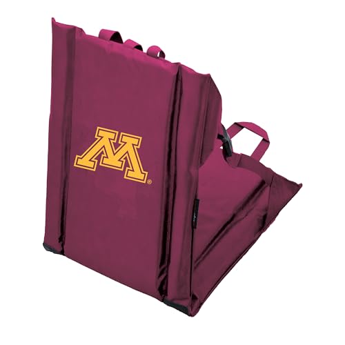 Image of Logo Brands Officially Licensed NCAA Unisex Stadium Seat, One Size, Team Color
