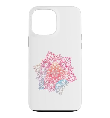 Colorful Floral Mandala Sacred Fractal Geometry Good Vibe �X�}�z�P�[�X iPhone 13 Pro Max �p