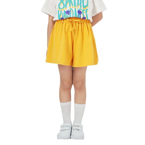 Girls Shorts Size 10-12 Shorts for Girls Elastic Waist Girls Bike Shorts for Kids Summer