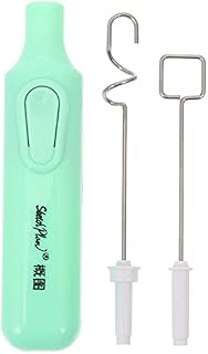 WINOMO Electric Pigment Stirrer Hand Mixer Portable Paint Blending Tool for DIY Art Crafts Gouache Painting Drawing Making Supplies Green (No Battery)