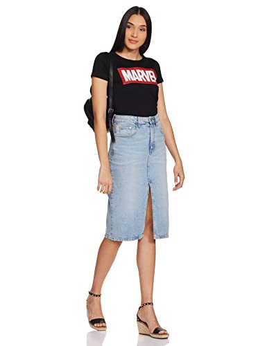 Image of Marvel Women Round Neck Short Sleeves T-Shirt