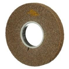 Scotch-Brite Cut and Polish Wheel, CP-WL, 7A COARSE, 12 in X 3/4 in X 5 in