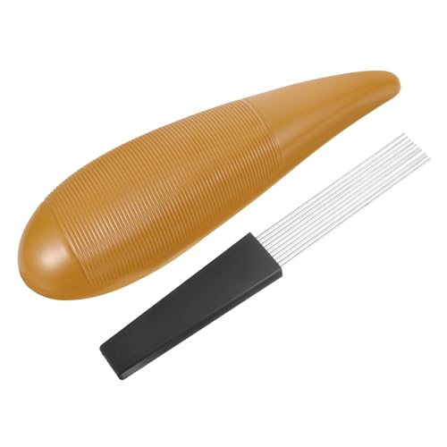 BESPORTBLE 1 Set Guiro Instrument with Scraper Percussion for Durable and Safe for Music Education for Home Classroom Use