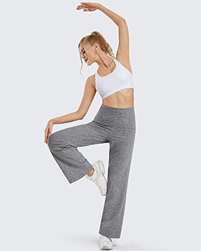 Promover Wide Leg Pants Woman Yoga Pants with Pockets Stretch Loose Casual Lounge Sweatpants Petite/Regular/Tall