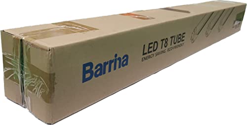 Barrina 16 Pack T8 T10 T12 Led Light Tube 4Ft 24W 6000K Super Brightness Daylight White, Dual-End Powered, T8 T10 T12 Fluorescent Light Bulbs Replacement, Etl Listed #TOP7