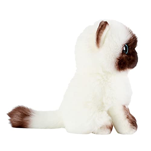 Poupée chat siamois en peluche douce pour enfant jouet mignon de festival