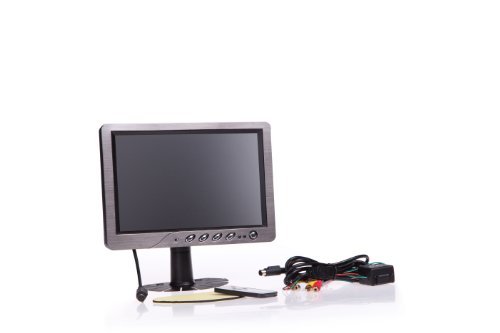 9" Inch Car Hd Stand/headrest Monitorwith Built-in Hdmi(gray Brushed Surface)