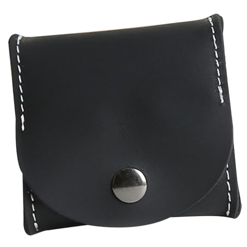 FRCOLOR Mini Coin Pouch Men Stylish Leather Money Bag Retro Coin Pocket Small Pouch