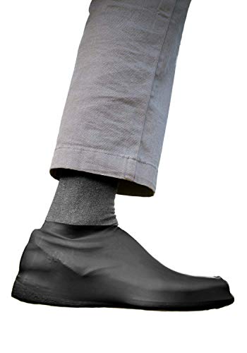 veloToze Roam - Commuting Shoe Cover - Works with Any Shoes - for Cycling, Commute, Flat Pedals, ebike, Walking Black