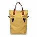 TOURBON Canvas Clip-On Quick-Release Bike Panniers Women's Shoulder Tote Bag - Khaki