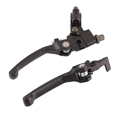 ANCLLO Black Folding Aluminum Clutch Brake Lever for 22mm Handlebar 110cc 125cc 140cc TTR 125cc SSR Xmotos Apollo 125 Pit Dirt Bike Motorcycle