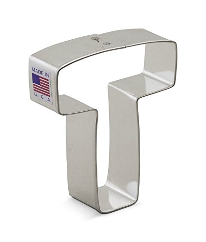 Ann Clark Cookie Cutters Letter T Cookie Cutter, 3.25