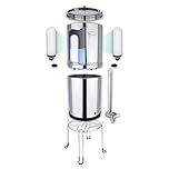 NEWTON Premium Gravity Water Filter System with Heavy Metal Removal | 6L Capacity | Complete System with 2x Filter Candles, Stainless Steel Stand & Sight Glass Tap
