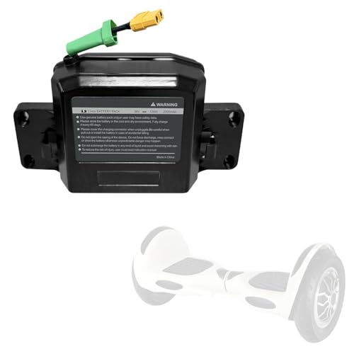 36V 2Ah Hoverboard Battery with Case, Compatible for Jetson Hoverboard Battery, Size: 6.5 x 3.2 x 1.8 inches, 10S1P