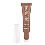 FLOWER BEAUTY Lowlight Liquid Contour - Natural Finish + Buildable Coverage - Built-In Cusion Applicator - Medium