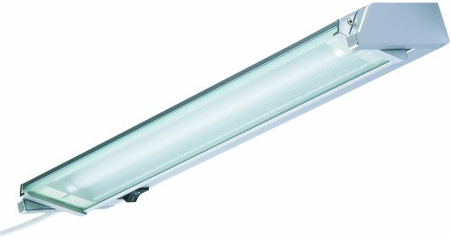 Preisvergleich Produktbild Briloner Leuchten Küchenlampe, Unterbauleuchte,Küchenunterbauleucht... Leuchtstofflampe, 8W, 440lm, inkl. Wippschalter, Reflektor schwenkbar, titanfarbig 2597-014
