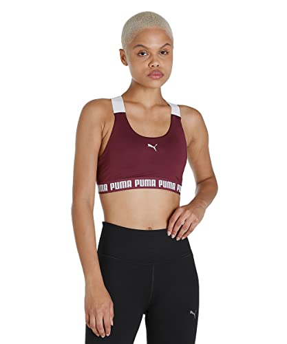 Image of Puma Women Polyester Lightly Padded Wirefree Sports Bra