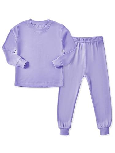 HAPIU Rayon from Bamboo kids Pajamas Set, Pjs Girls Boys