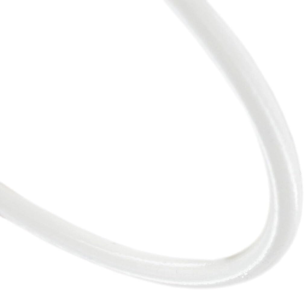 White Retro Plain Enamel Wrap Around Layering Bracelet 1970s Fashion Bracelets for Women Trendy Accessories for Women Stylish Additions Chic Details
