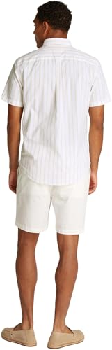 Tommy Hilfiger Herren Hemd Flex Poplin Kurzarm, Mehrfarbig (Citronella/Optic White), XS – Ansicht 2