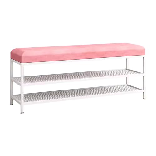Solution d'assise élégante avec étagère à chaussures métal - 2