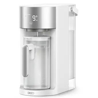 DREO Reverse Osmosis Water Filter Countertop, RO Filtration System, 3:1 Pure to Drain, TDS & Filter Life & Autofill Pitcher, Installation-Free, Self-Cleaning Water Purifier, RO Water Filter 112 3L