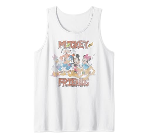Débardeur Disney Mickey And Friends pour été léger portrait cartoon