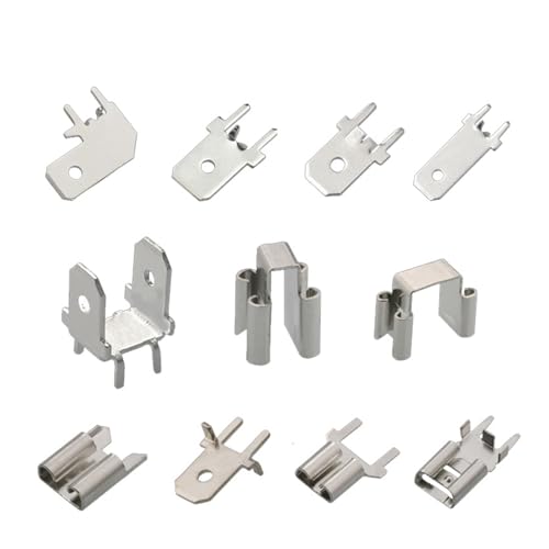 Cosses à souder en laiton 6,3 mm étamé avec pont de liaison long pour une fixation stable