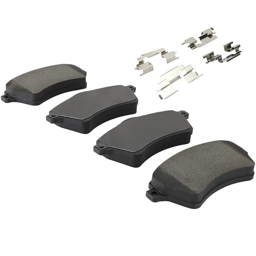 Image of QUALITY-BUILT Front Semi-Metallic Brake Pads, Black Series 1003-0926M, Compatible with 2001-2006 Land Rover Freelander