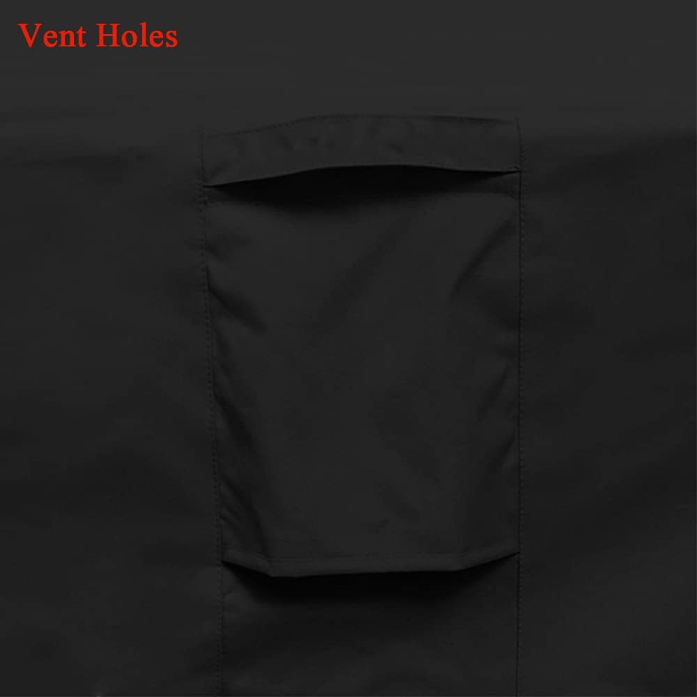 Folding Bed Cover UCARE Waterproof 420D Oxford Dustproof Universal Folding Beds Storage Covers for Indoor Outdoor 39x15x45in Bed (Black)