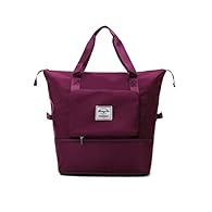 DURABLE MATERIAL Made of lightweight, waterproof and tear-resistant oxford fabric, solid, durable and strong enough to wear. FOLDABLE DESIGN Save a lot of space after folding, just carry your flight with you and travel after expanding. Great idea as ...