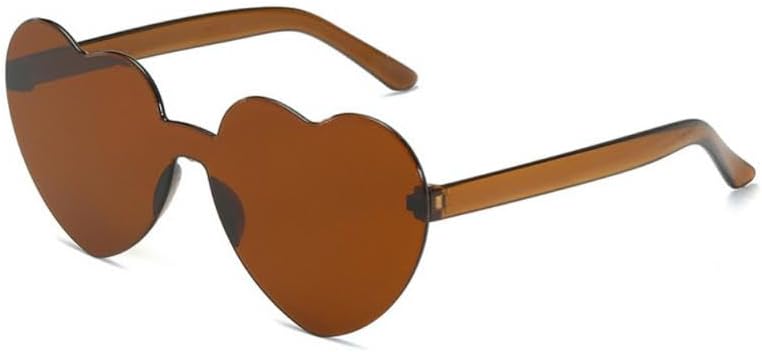 Rimless Sun Glasses Women Men Sunglasses Candy Color Travel Shades Triangle ßоⱳ Shape Eyewear Party Sunglasses (B12-1pcs)