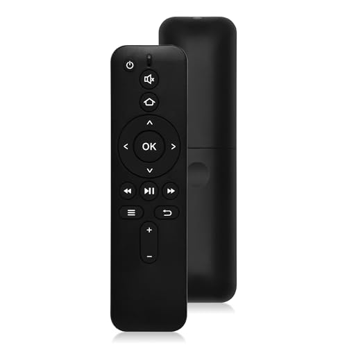 Replacement Voice Remote Control Fit for Smart TV (2nd Gen/3rd Gen), (HD/4K Max/4K/Lite), Cube, Smart TV (3rd Gen, Pendant Design), Not for Roku Translucent Black