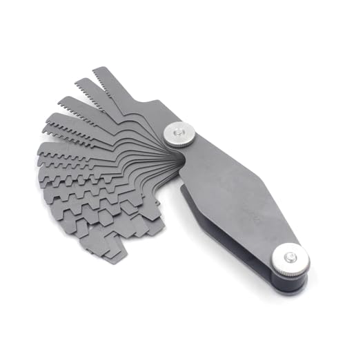 Ensemble d'outils mesure filetage haut de gamme en acier inoxydable avec jauge de pas TR 30