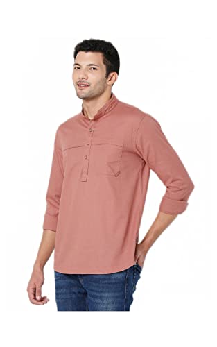 Image of Spykar Men Cotton Slim Fit Shirts - Full Sleeves