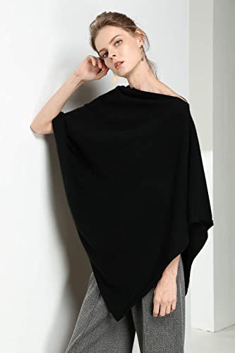 Women's Knitted Scarf Poncho Sweater with Buttons Winter Warm Open Front Poncho light weight sweater wrap poncho cape4