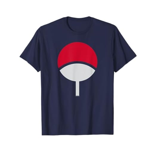 Naruto Shippuden Sasuke Uchiha Clan Icon Anime T-Shirt