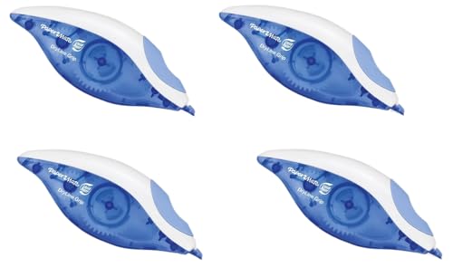 Paper Mate DryLine Grip Lot de 4 rubans correcteurs en papier liquide Bleu