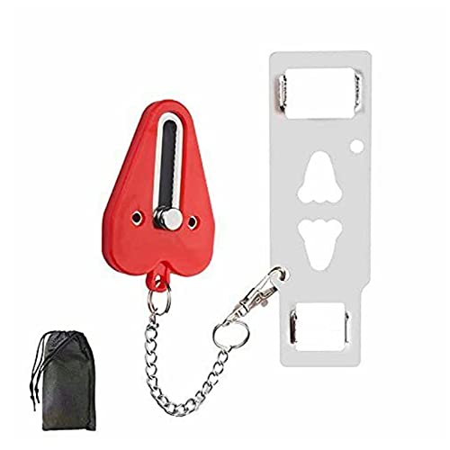Loquet de sécurité de porte portable pour chambre d'étudiant, colocation et hôtel - 3