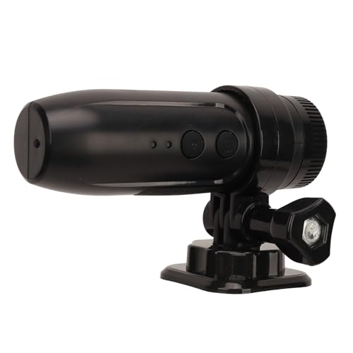 Fotocamera Per Casco Da Moto 170° Grandangolo Con Registrazione Loop E Batteria 450mAh – HD 960P, Impermeabile, Antivibrazione, Per Bicicletta E Motocicletta, Supporta MicroSD Fino A 128GB