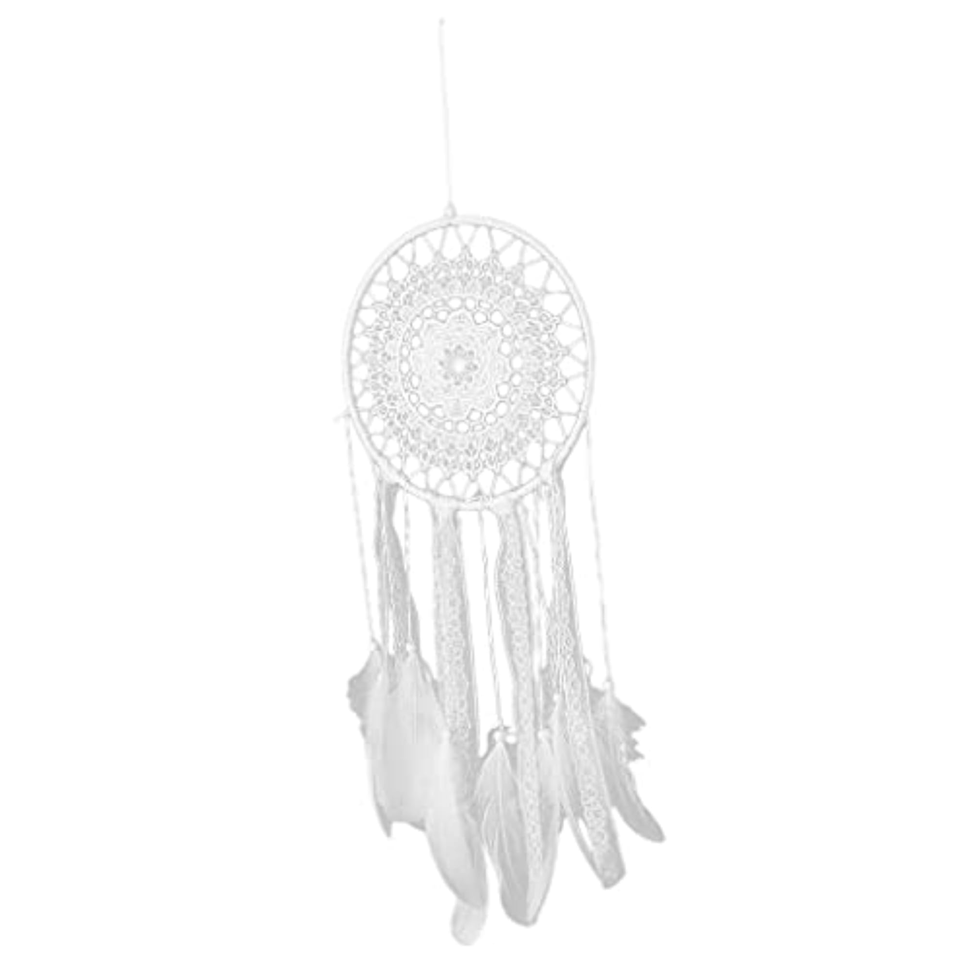 Creative Traditional Lace Feather Charm Dream Catcher Decor