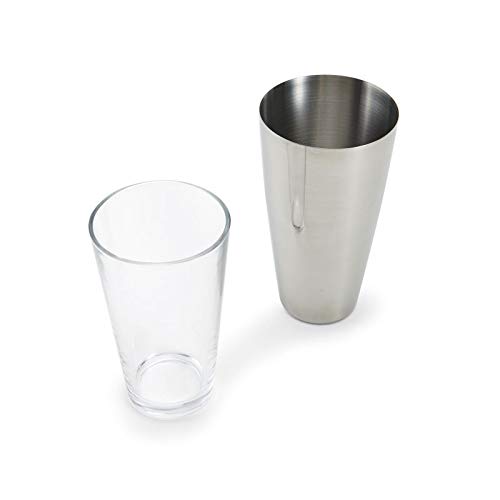 Houdini Boston Cocktail Shaker, 24 Ounce, Stainless Steel/Glass - Thumbnail 2