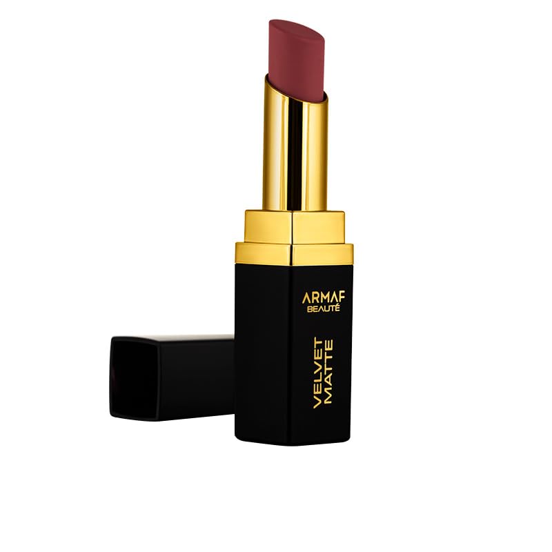 Armaf Beauté Velvet Matte Bullet Lipstick – Silky Smooth Texture, Enriched With Shea Butter, Lightweight | Smoky Topaz-picture-28