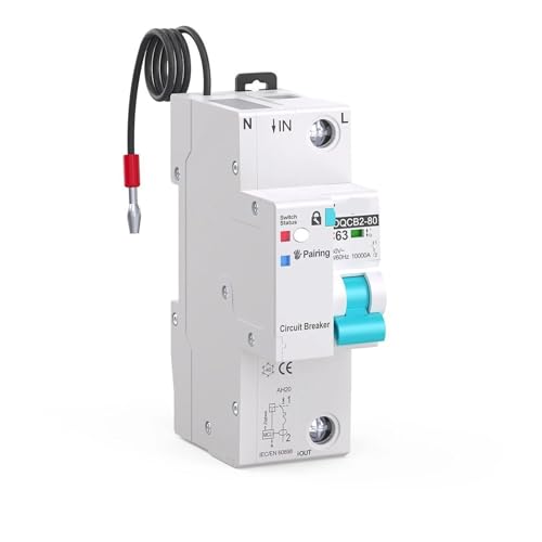 Disjoncteur de mesure 1P connecté avec minuterie et réenclenchement automatique