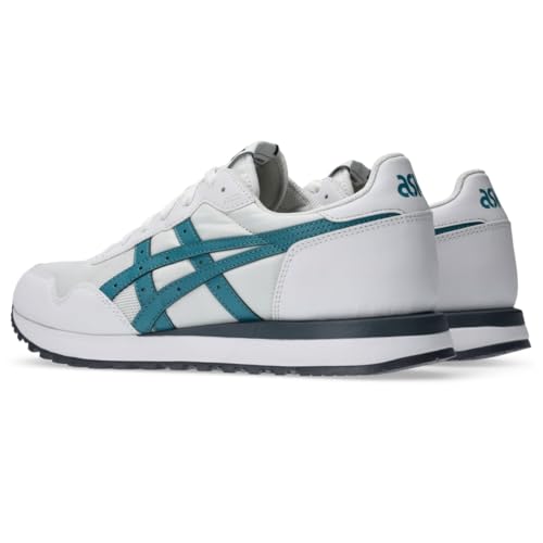 ASICS ASICS Unisex Tiger Runner II Sportstyle Shoes, 14M / 15.5W, White/Blue Teal
