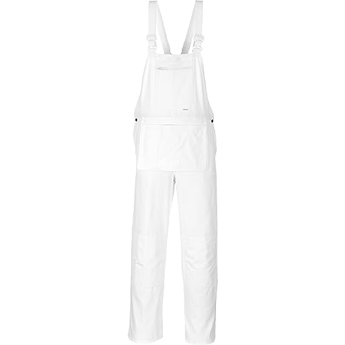 Portwest Bolton Painters Bib, colorWhite talla XL S810WHRXL