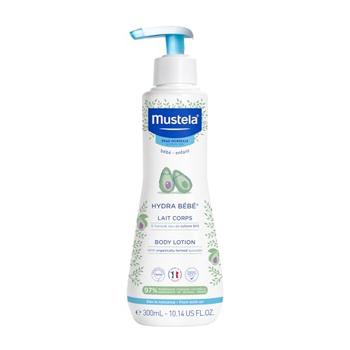 Mustela-Baby-Bath-Time-Gift-Set-Baby-Skin-Care-Essentials-with-Natural-Avocado-Contains-Hydra-Bebe-Body-Lotion-1014-fl-oz-Gentle-Cleansing-Gel-169-fl-oz-2-Items-Set